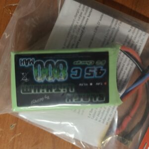 batterie black de protronik 2s 300mah