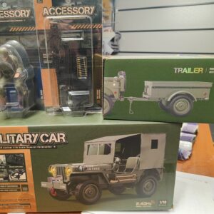 voiture jeeb militaire complet avec radio