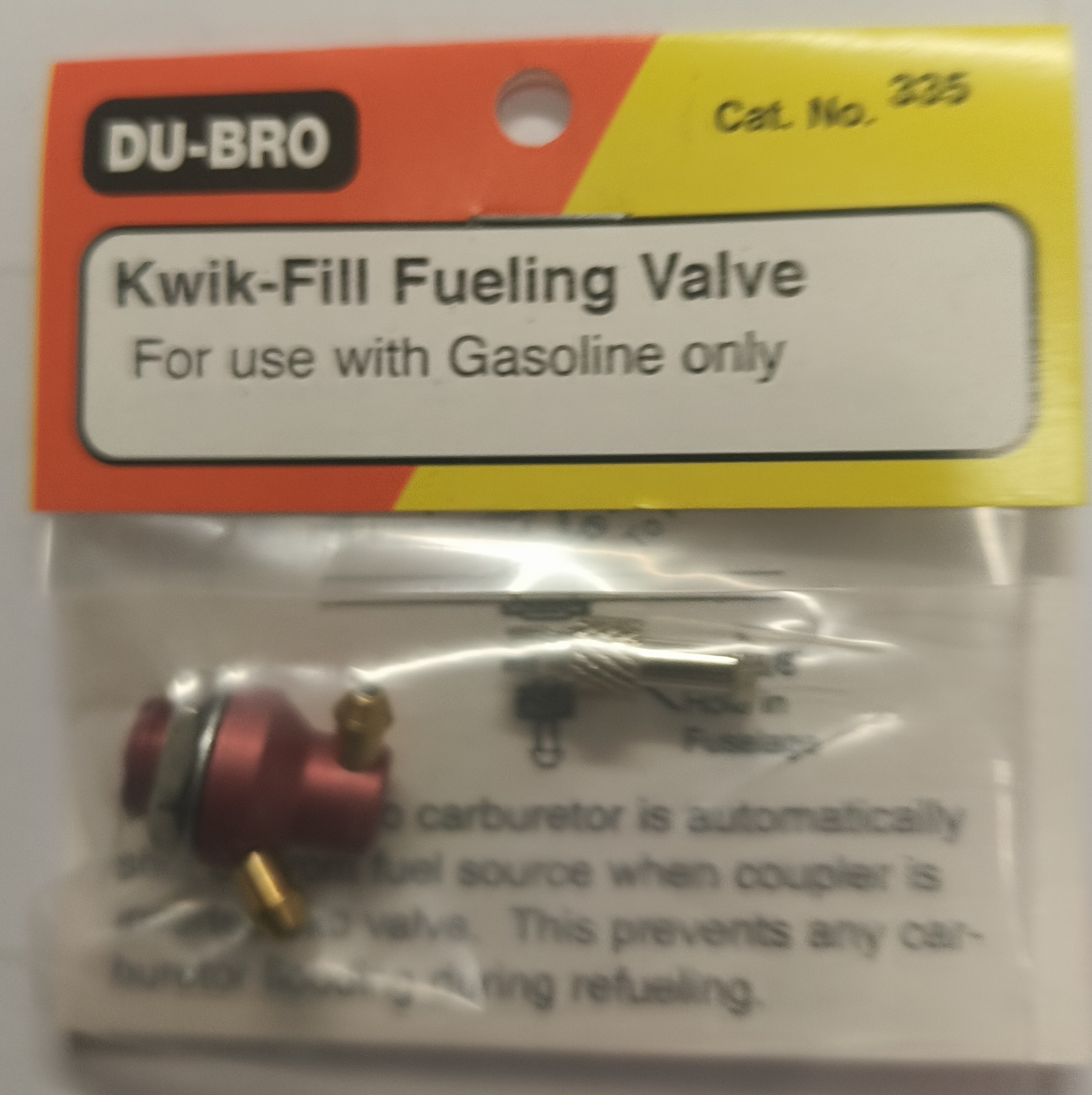 valve de remplissage essence 3 a 4 mm