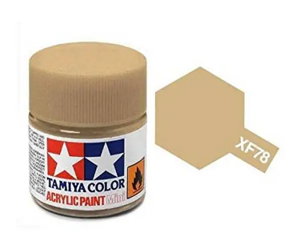 Tamiya XF-78 Mini Plateau Plat en Bois Beige 10 ml – 81778