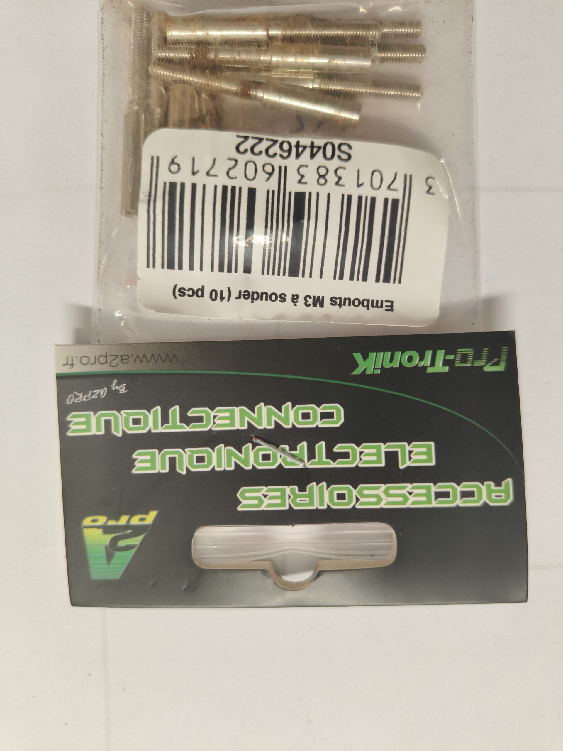 Embouts M3 à souder (10 pcs)