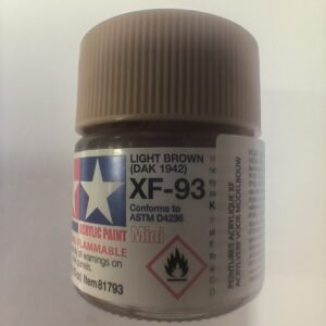 Brun Clair (DAK 1942) pot de 10ml - TAMIYA 81793 / XF93