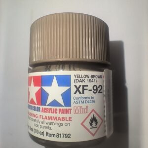 Tamiya XF-92 Mini Jaune-Brun DAK 1941 10 ml – 81792