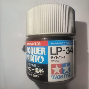 Peinture laquée 10 ml | Tamiya LP-34 - Gris Clair (Mat)