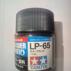 Tamiya LP-65 Caoutchouc Noir 10 ml – 82165