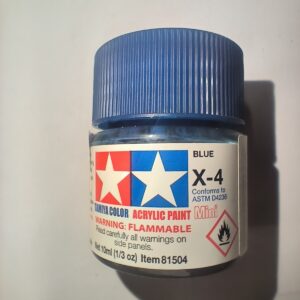 Tamiya Models X-4 Mini Acrylic Paint, Blue