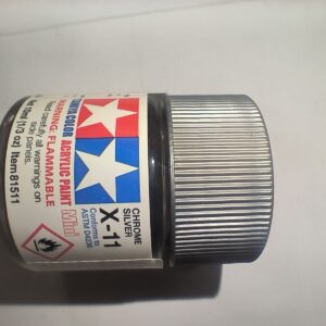 Tamiya X-11 Mini Chrome Argent 10 ml – 81511