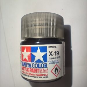 Tamiya X-19 Mini Smoke 10 ml – 81519