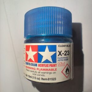 Tamiya X-23 Mini Bleu Transparent 10 ml – 81523