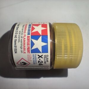 Tamiya X-24 Mini Transparent Jaune 10 ml – 81524