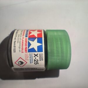 Tamiya X-25 Mini Transparent Vert 10 ml – 8152