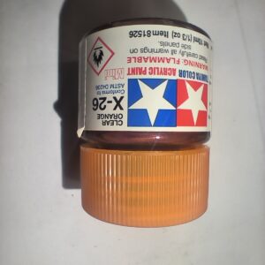 Tamiya X-26 Mini Clear Orange 10 ml – 81526