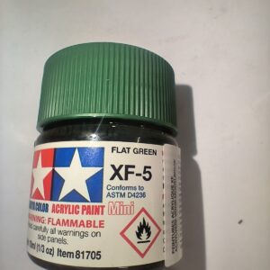 Tamiya XF-5 Mini Flat Vert 10 ml – 81705