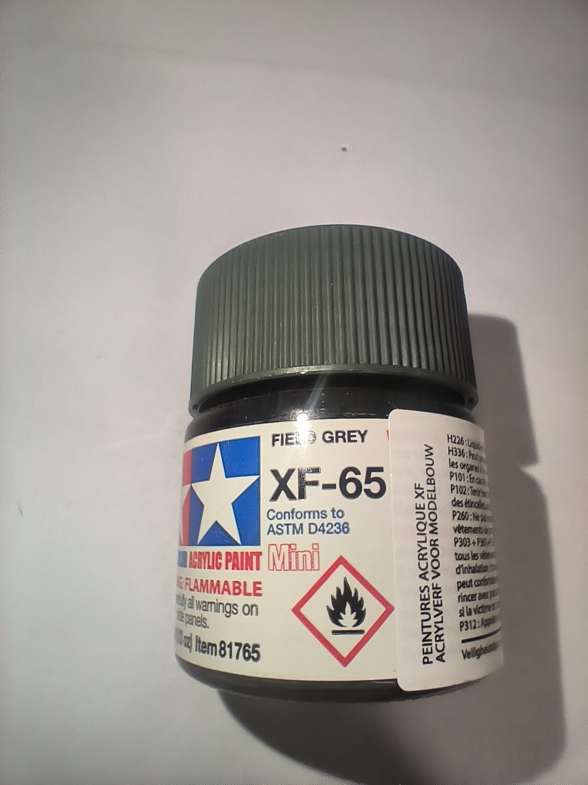 Tamiya XF-65 Mini Gris Champêtre 10 ml – 81765