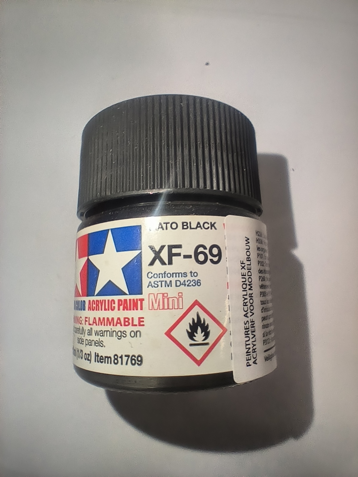 Tamiya XF-69 Mini NATO Noir 10ml – 81769