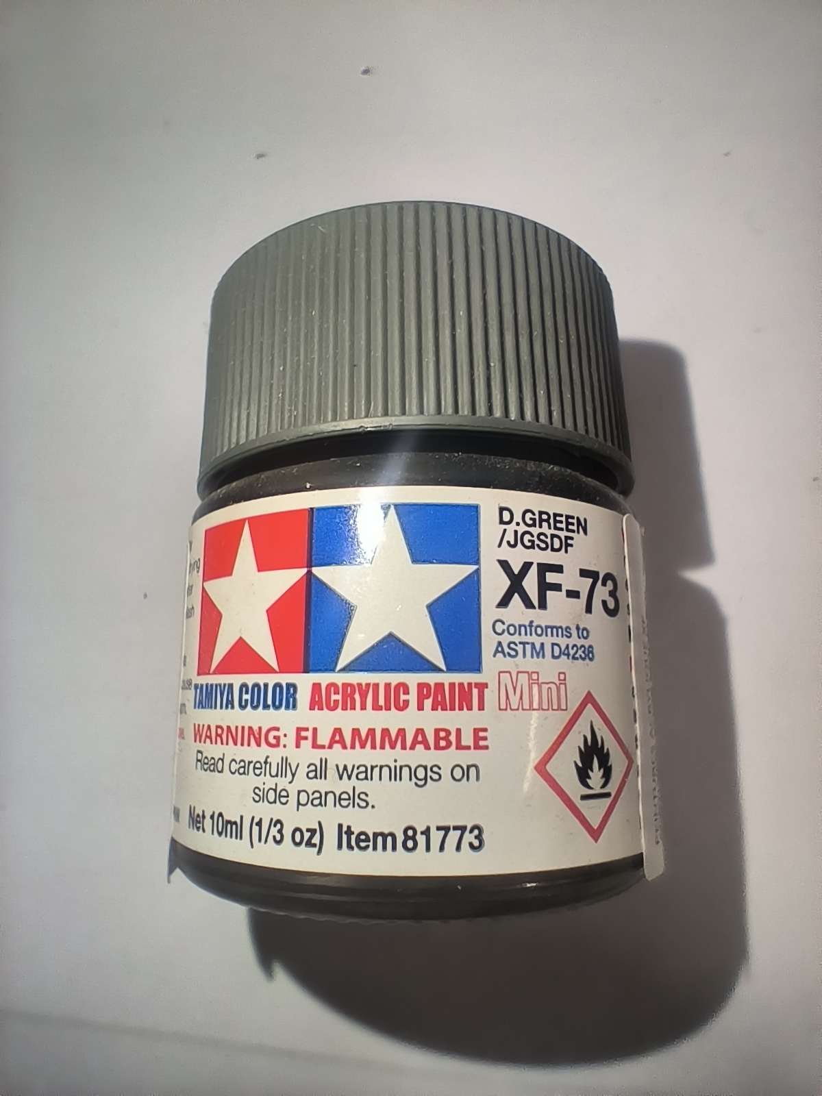 Tamiya XF-73 Mini Vert Foncé / JGSDF 10 ml – 81773