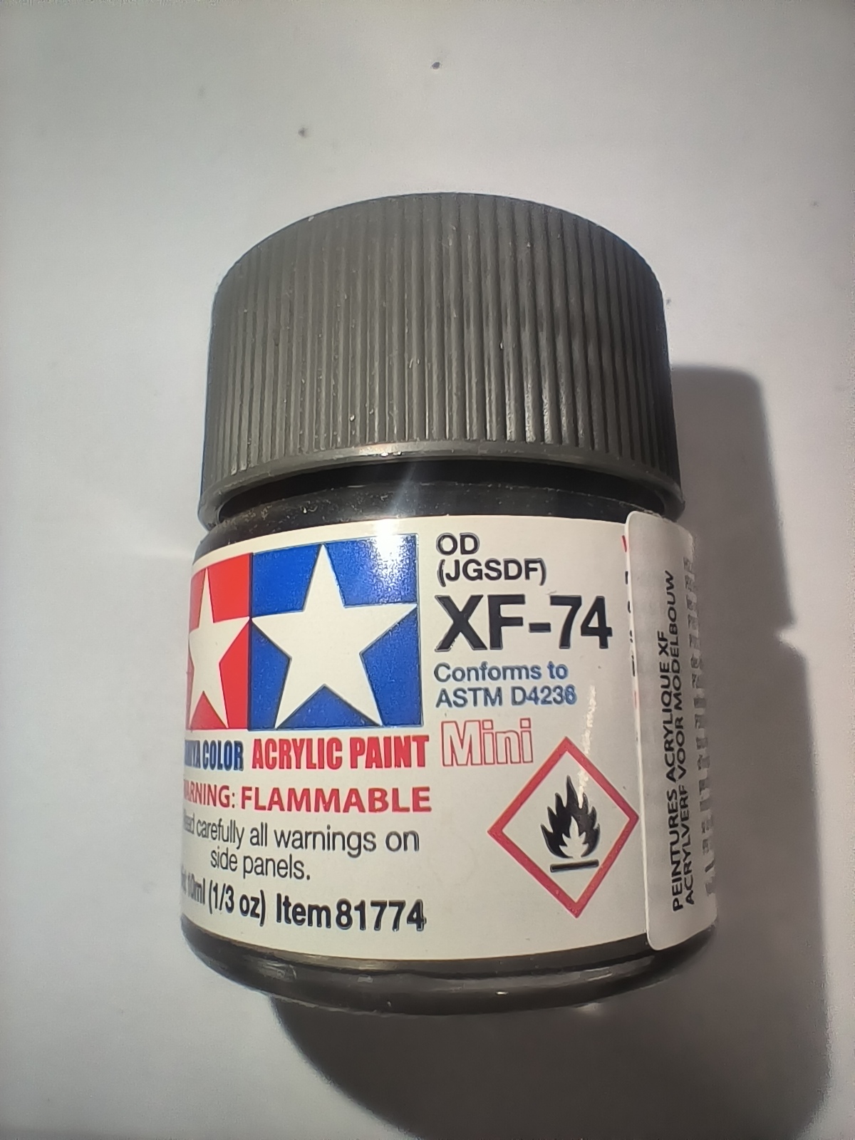 Tamiya XF-74 Mini Flat Olive Drab / JGSDF 10 ml – 81774