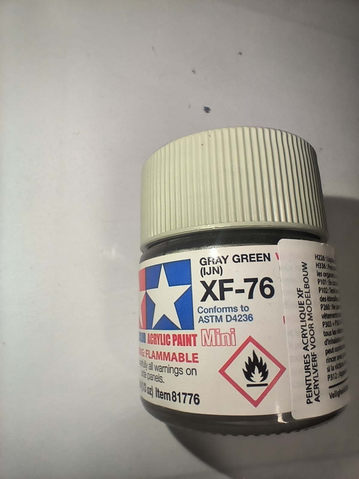 Tamiya XF-76 Mini Flat Gris Vert (IJN) 10 ml – 81776