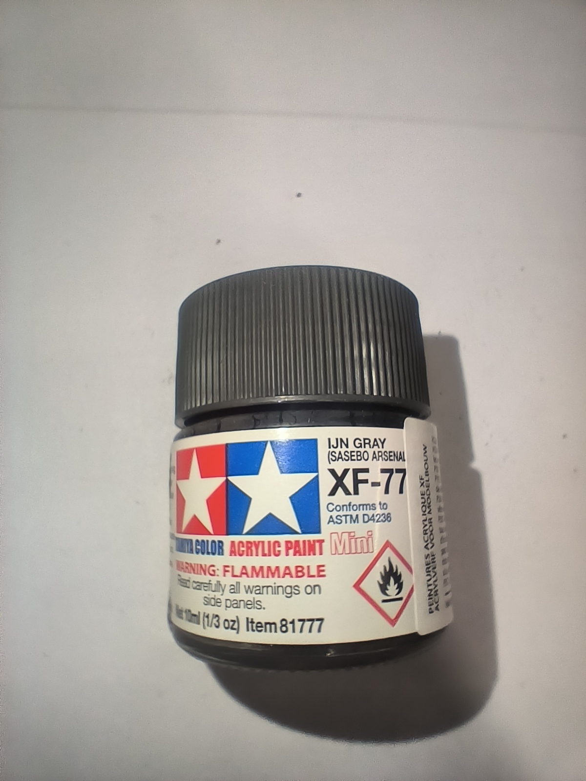 Tamiya XF-77 Mini Flat IJN Gris (Sasebo Arsenal) 10 ml – 81777