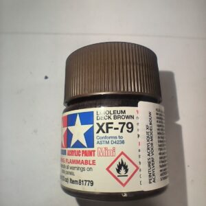 Tamiya XF-79 Mini Flat Linoleum Deck Marron 10 ml – 81779