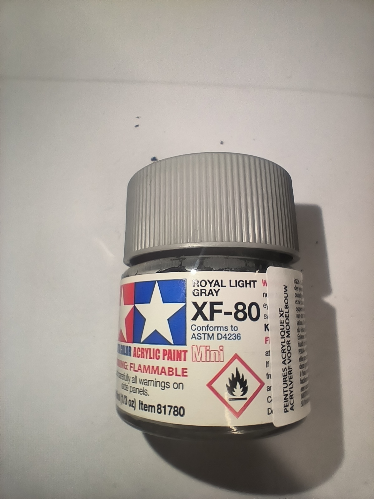 Tamiya XF-80 Mini Flat Royal Gris Clair 10 ml – 81780